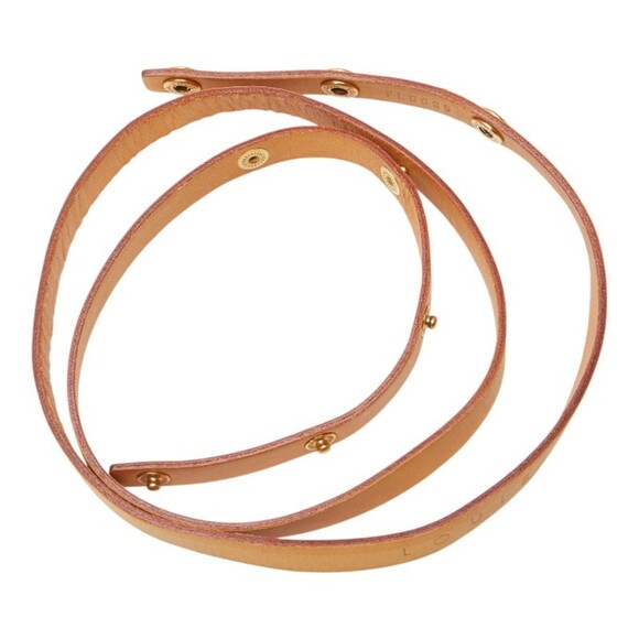 LOUIS VUITTON Authentic Brown Monogram Leather Pochette Hobo Bag - Picture 12 of 13